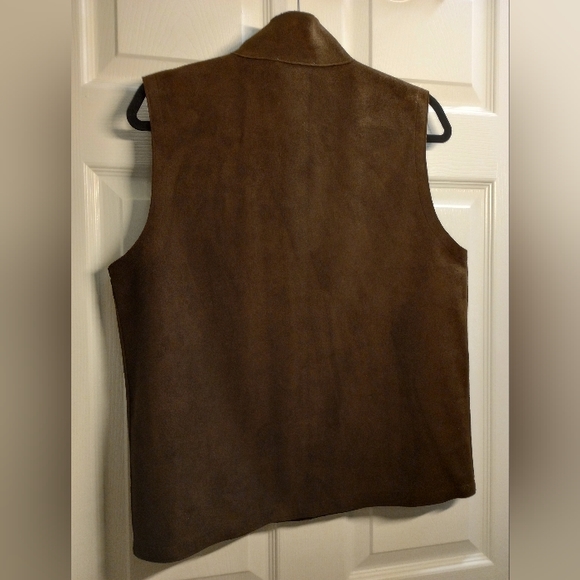 Ralph Lauren Faux Suede Vest - Large - NWOT - Picture 3 of 5